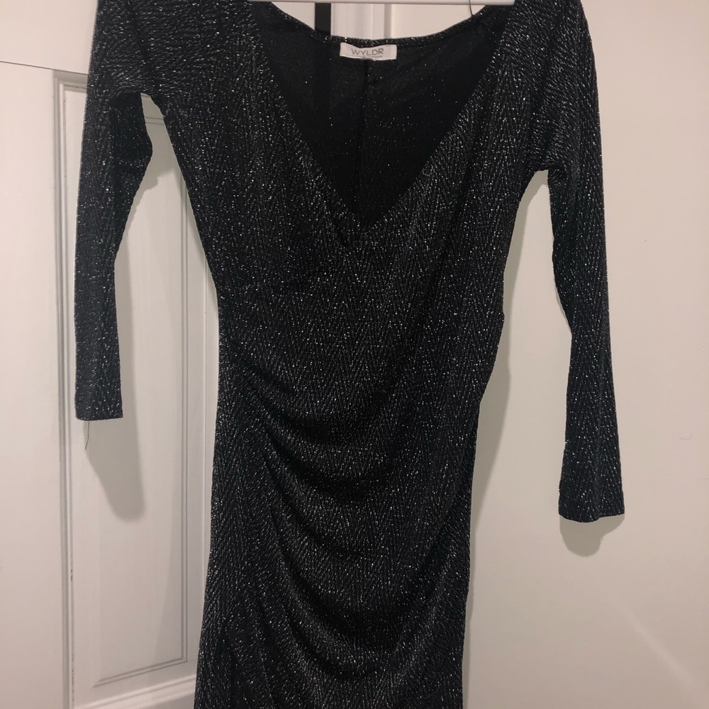 Mini black dress